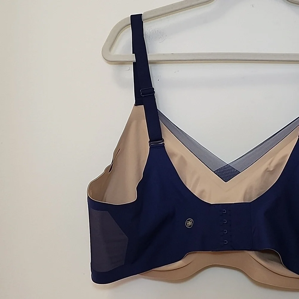 Honeylove Liftwear Crossover Bra Blue Navy  Size 3X - Picture 9 of 16